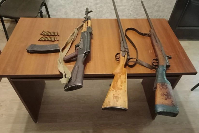 Polis qanunsuz saxlanılan silah-sursat aşkarlayıb&nbsp;