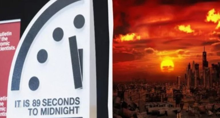 2026-cı ilin Qiyamət saatı: Ekspertlər gecə yarısına nə proqnozlaşdırırlar?