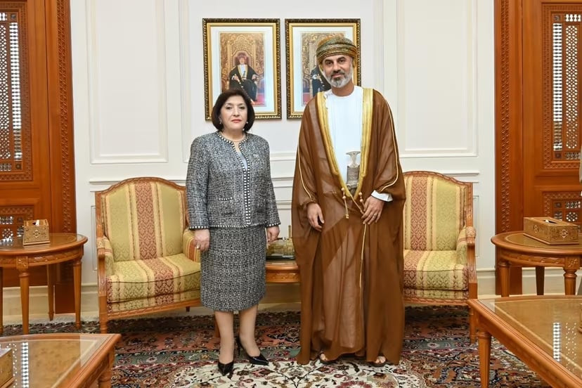 Sahibə Qafarova Oman Şura Məclisinin sədri ilə görüşdü