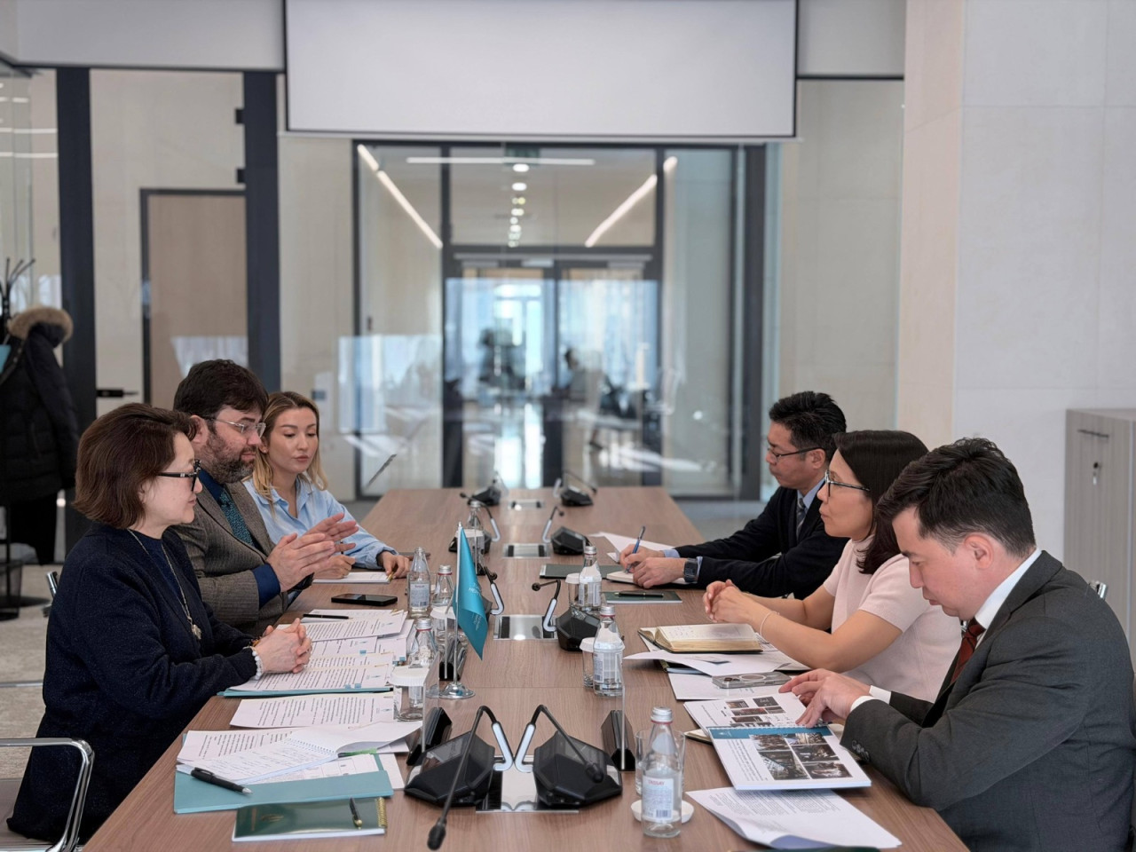 Türk Mədəniyyəti və İrsi Fondu ilə Qazaxıstan Respublikası Milli Bankı arasında yeni əməkdaşlıq istiqamətləri&nbsp;&nbsp;