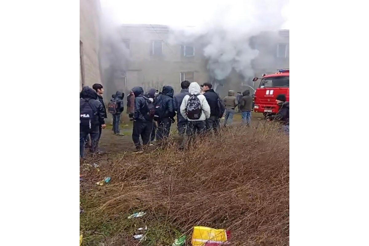 Masallıda məktəbdə yanğın baş verib, şagird və müəllimlər təxliyə olunub&nbsp;