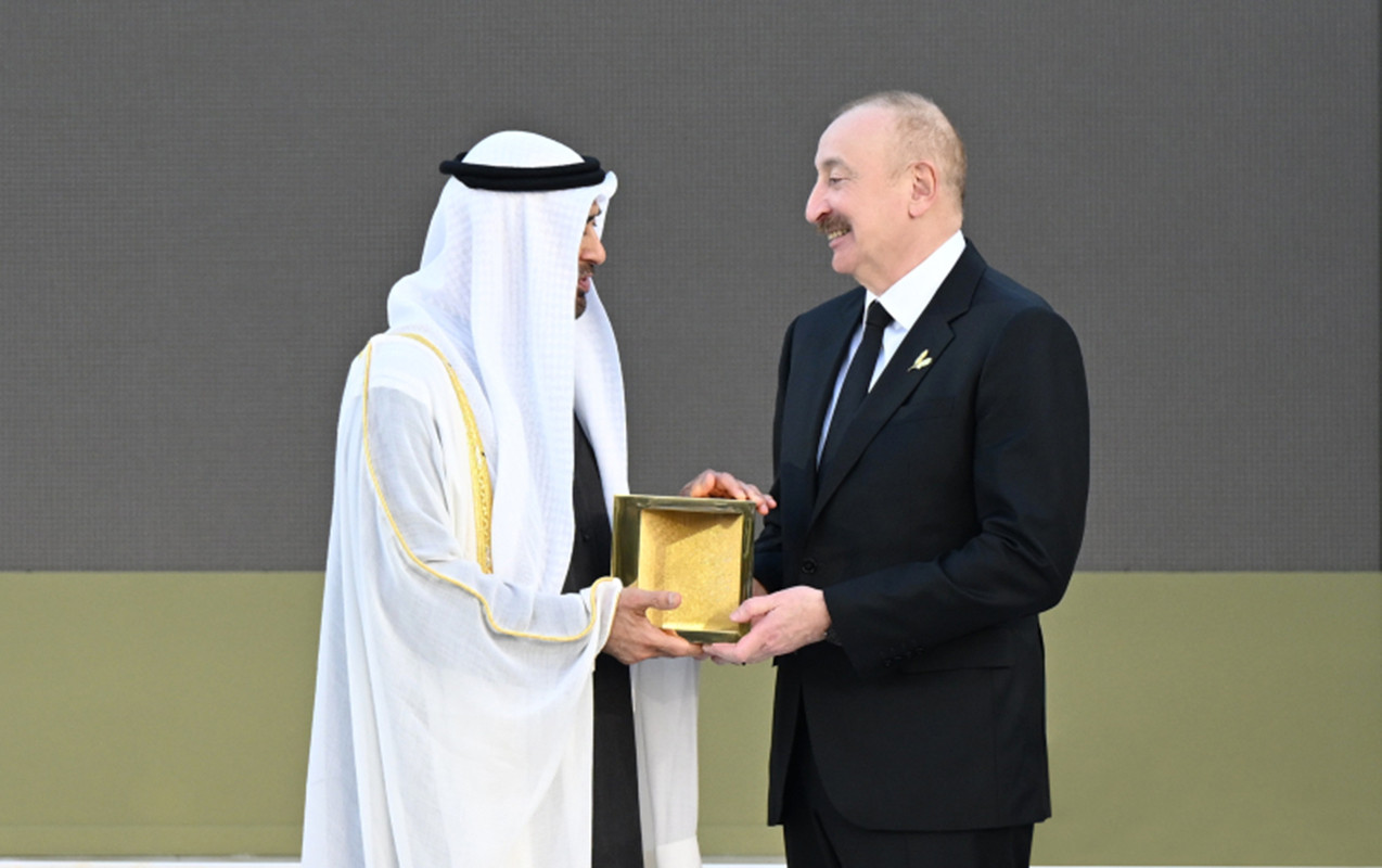 Prezidentin sosial media hesablarında dünənki mərasimdən video paylaşıldı&nbsp;