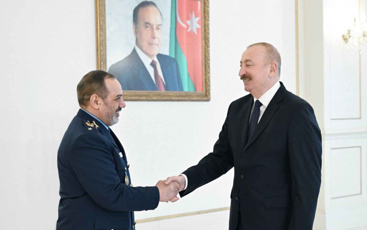 Prezident iranlı naziri qəbul etdi - Fotolar 