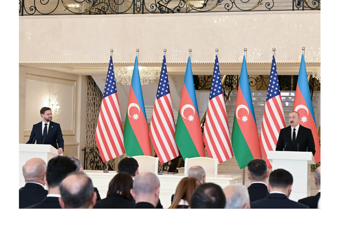 Azərbaycan Prezidenti və ABŞ-ın Vitse-prezidenti mətbuata bəyanatlarla çıxış ediblər - VİDEO