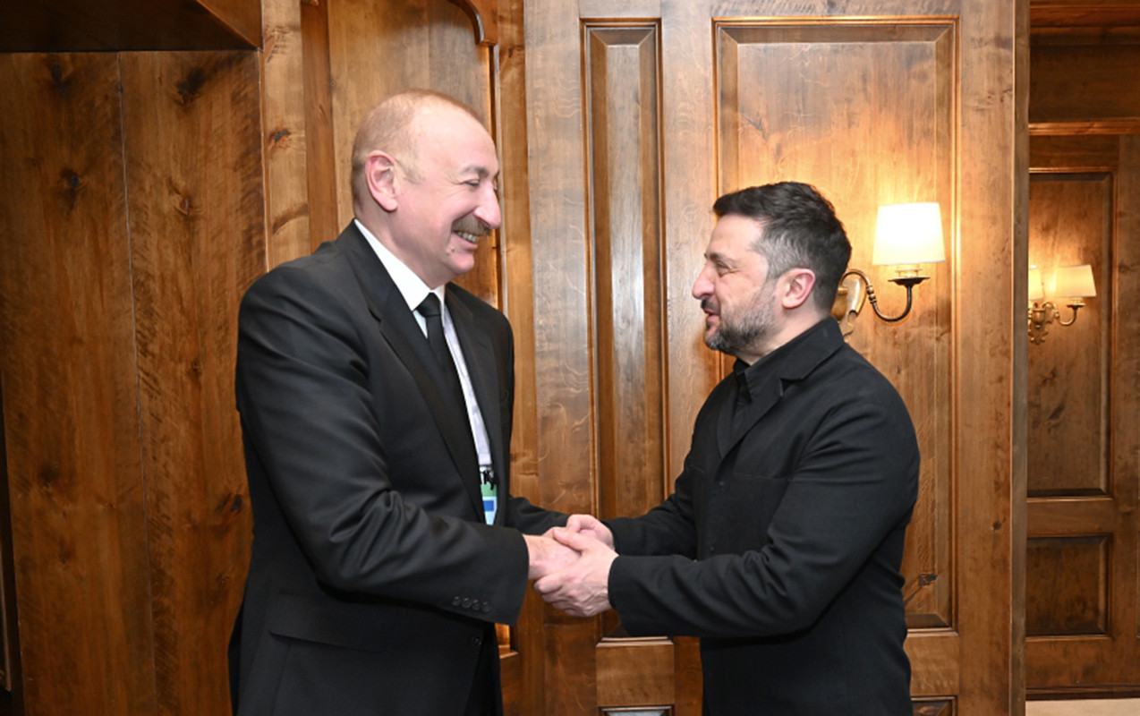 Prezident Zelenski ilə görüşdü - Fotolar 