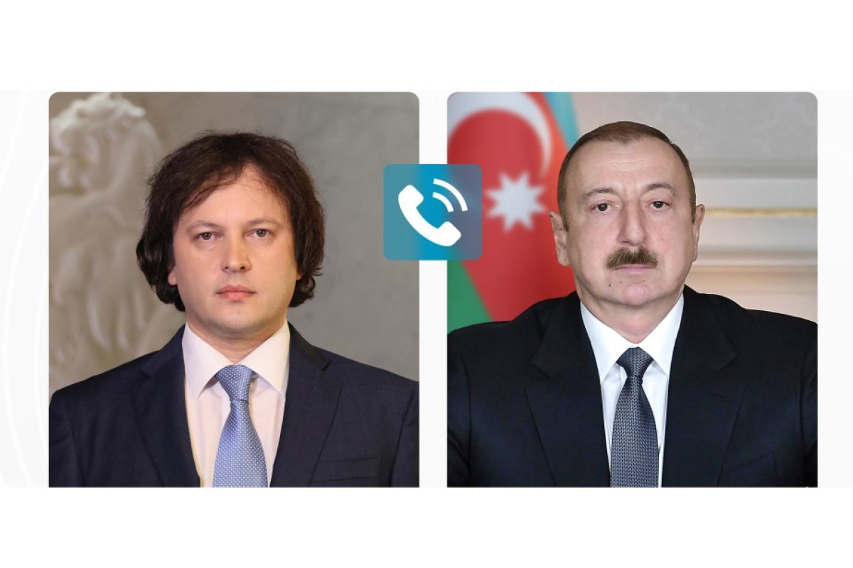 Prezident İlham Əliyev və İrakli Kobaxidze arasında telefon danışığı baş tutub&nbsp;