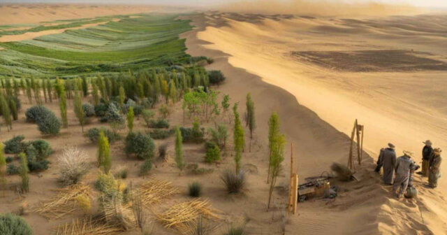 Çin səhranı dayandırmaq üçün kütləvi ağaclar əkdi, amma ciddi problemlə qarşılaşdı