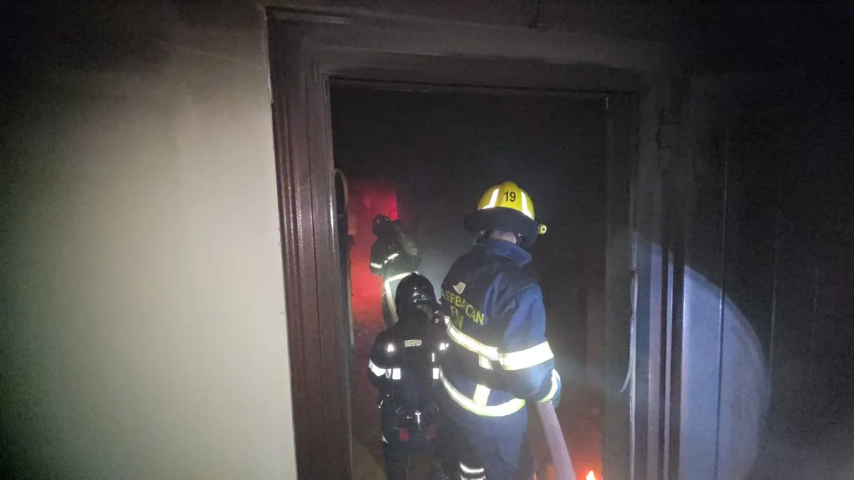 Bakıda binada güclü yanğın&nbsp;&nbsp;