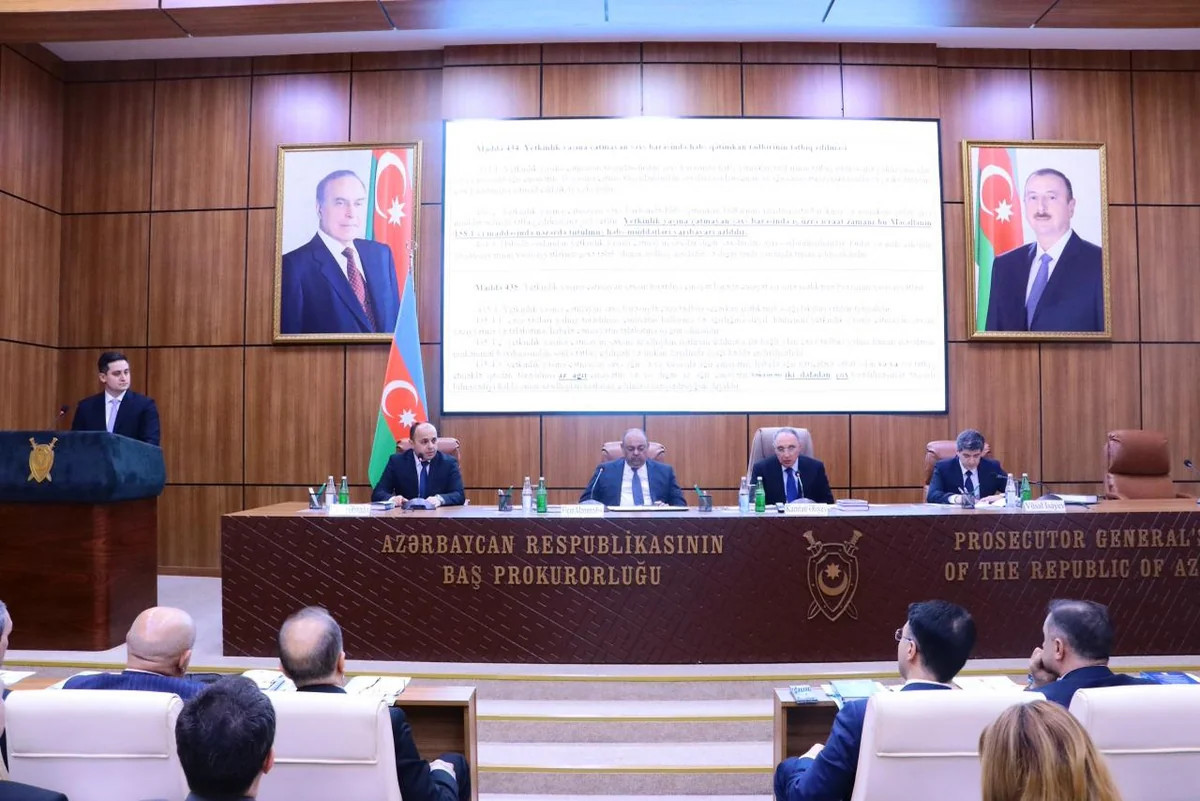 Baş prokuror yanında Elmi-Məsləhət Şurasının iclası keçirilib&nbsp;
