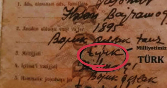 Tarixi fakt: 1930-cu illərin Azərbaycan pasportu: O detal diqqət çəkdi