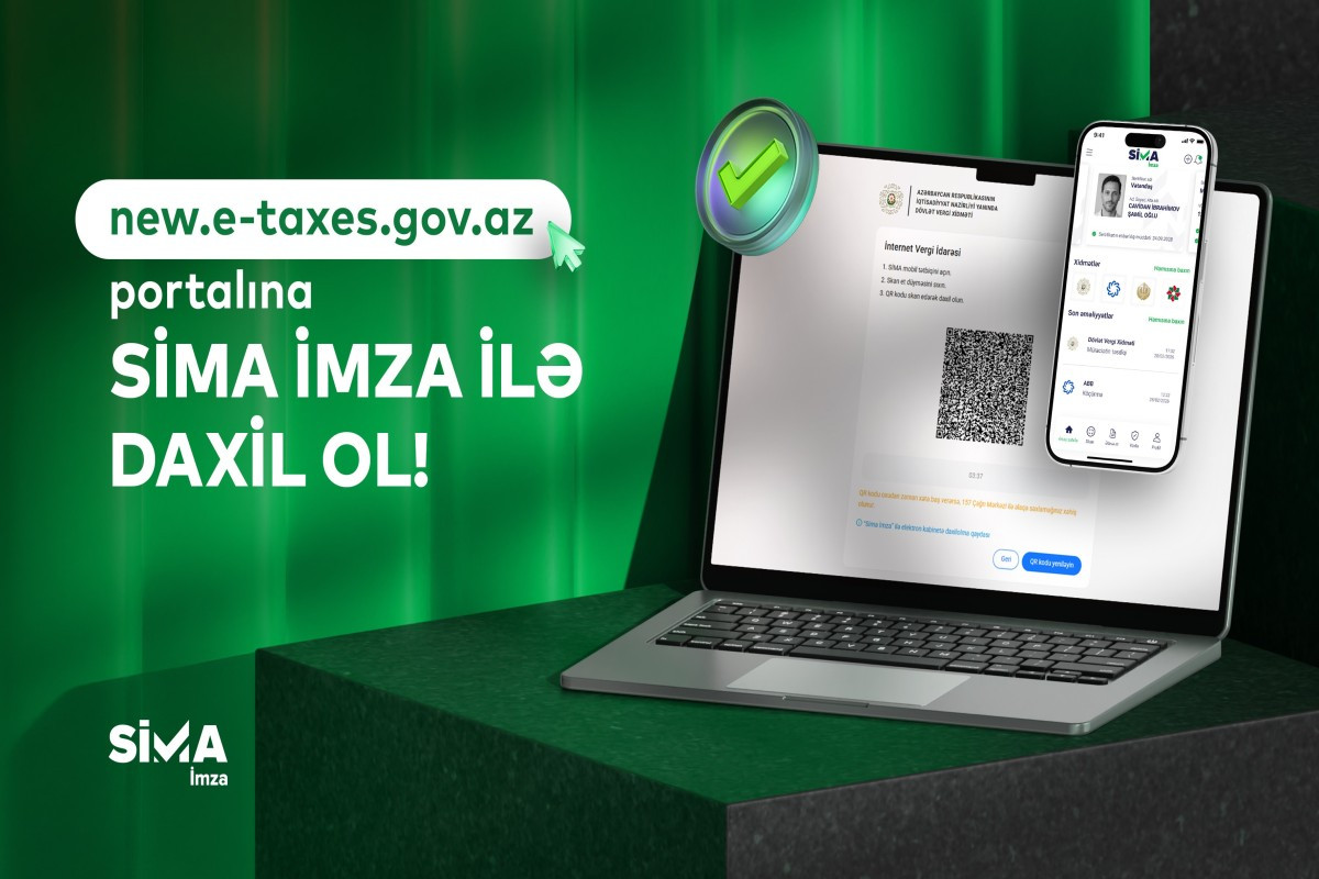 “SİMA İmza” - vergi ödəyiciləri üçün ən sərfəlisi&nbsp;