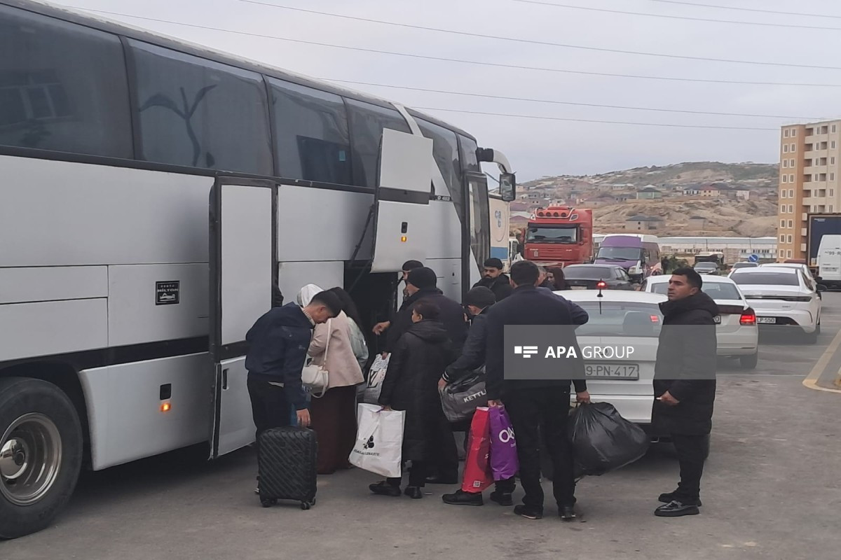 Köç karvanı Ağdam şəhərinə çatıb - FOTO