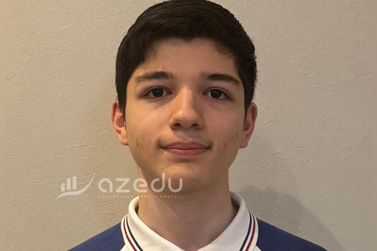 Maksimum bal toplayan abituriyent bu ali məktəbi SEÇİB