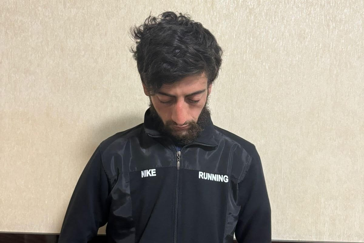 Polis Sumqayıtda Dövlət Bayrağına hörmətsizlik edən şəxsi saxlayıb&nbsp;