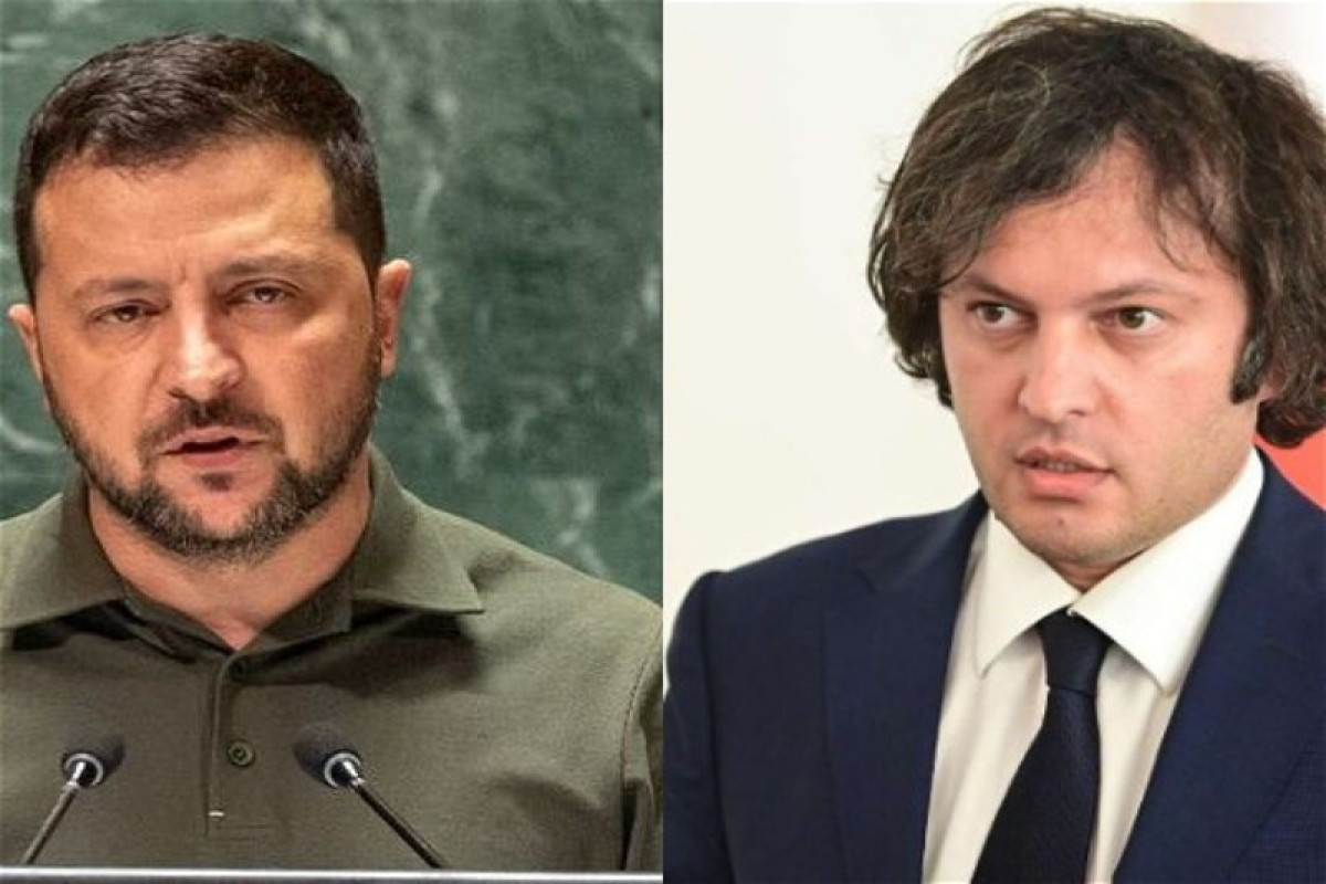 Zelenski İrəvanda Gürcüstan Baş naziri ilə görüşüb