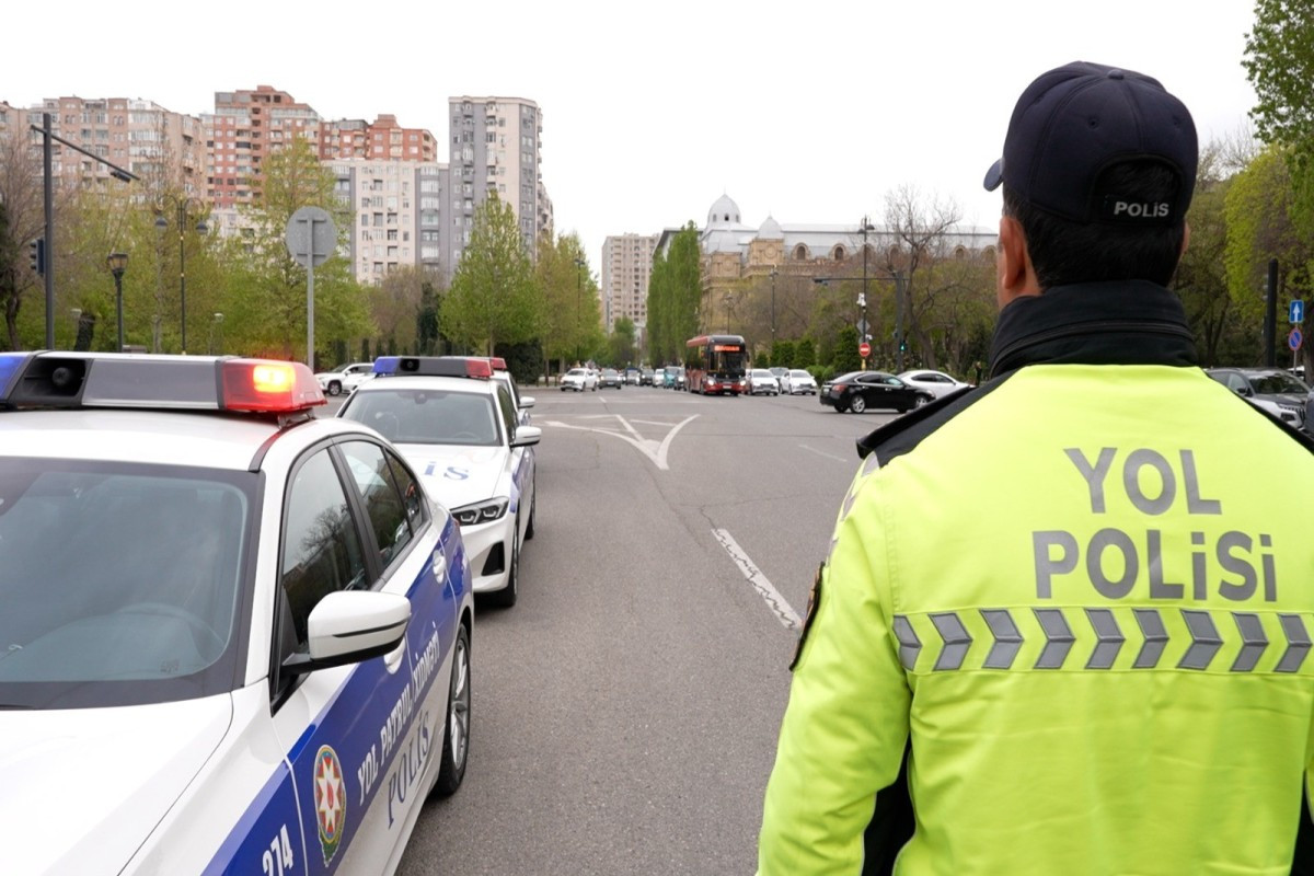 Yol polisi “Təmiz hava” aylığı ilə bağlı tədbir keçirib - VİDEO&nbsp;