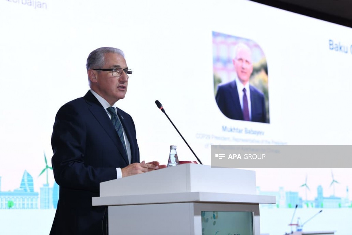 Muxtar Babayev: İqlim dəyişiklikləri planlaşdırmanı çətinləşdirir, investisiya risklərini artırır&nbsp;