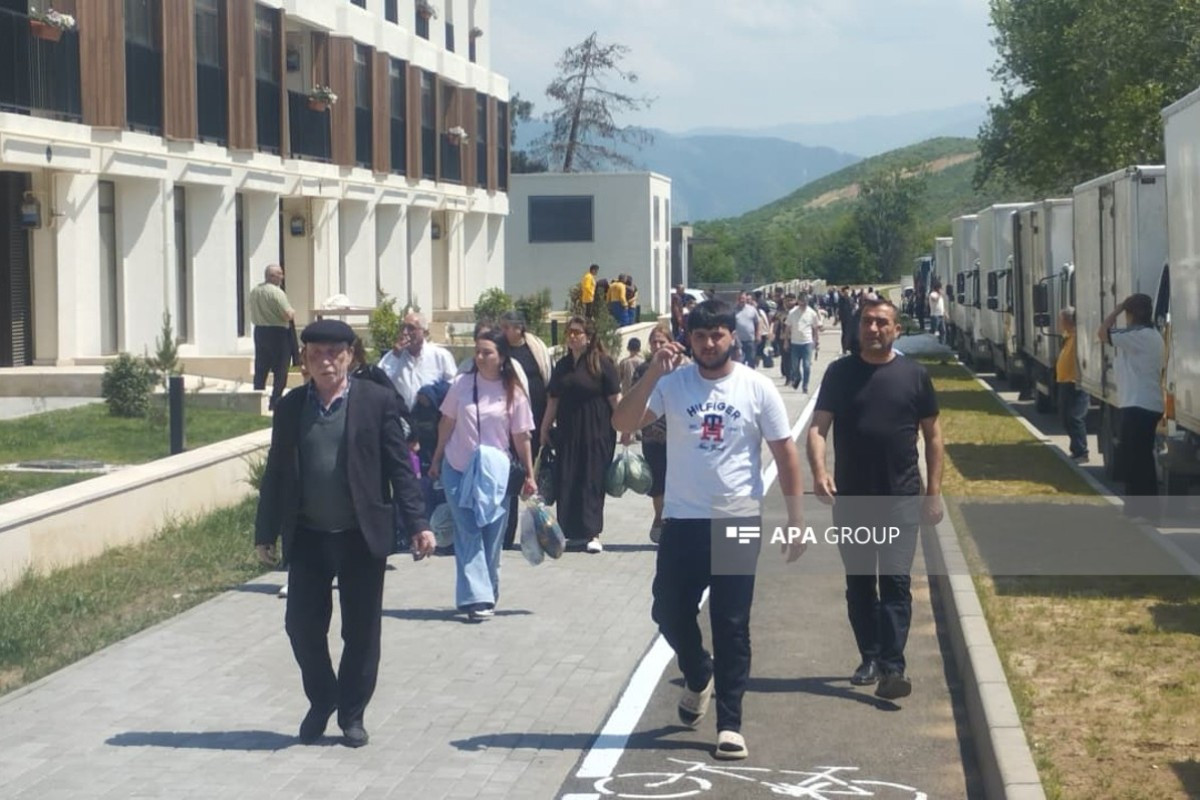 Köç karvanı Zəngilan şəhərinə çatıb - FOTO 