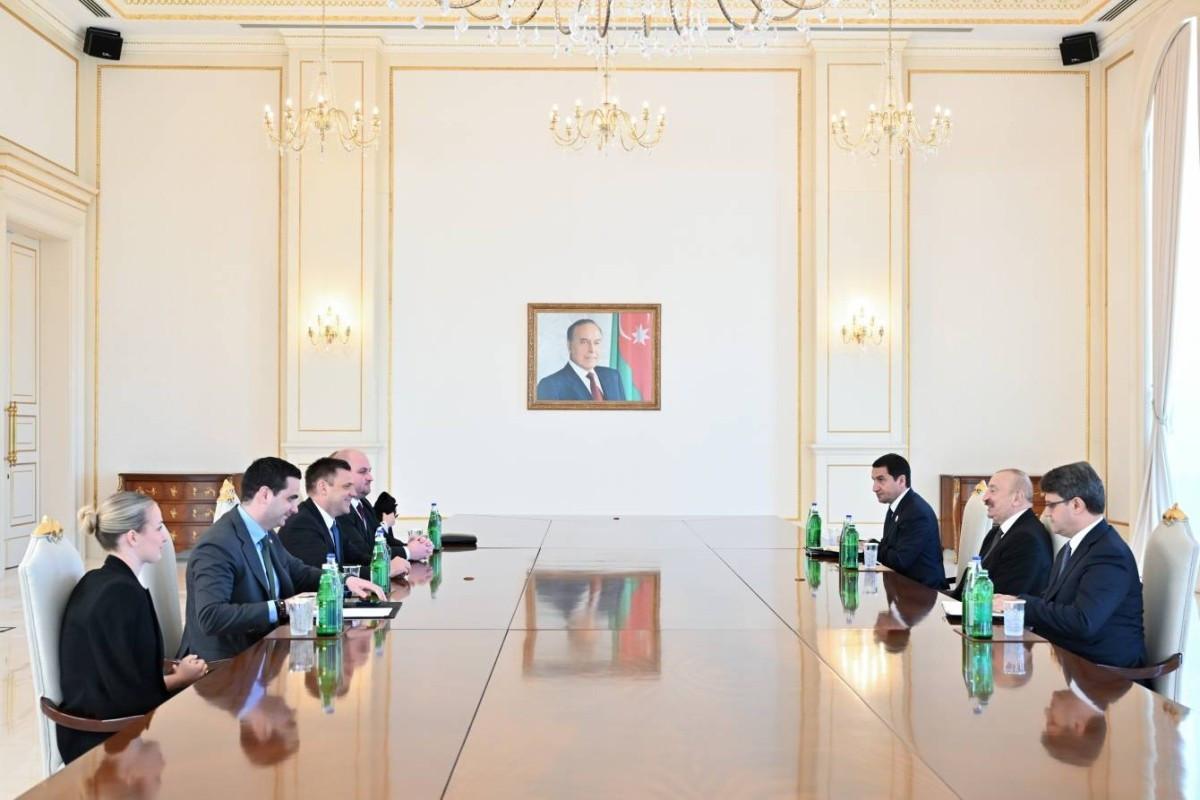 Prezident İlham Əliyev Slovakiya Baş nazirinin müavinini qəbul edib 