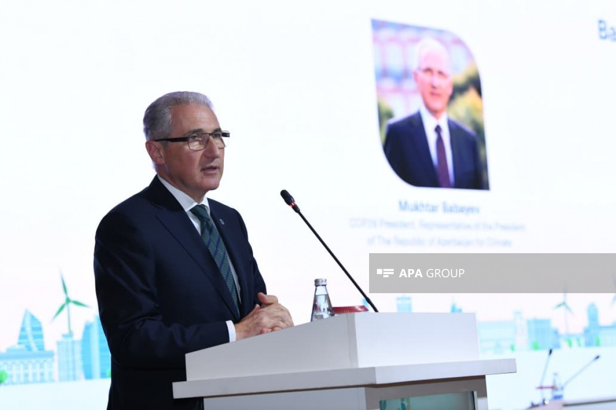 Muxtar Babayev: Azərbaycan beynəlxalq iqlim əməkdaşlığına sadiqliyini nümayiş etdirib&nbsp;