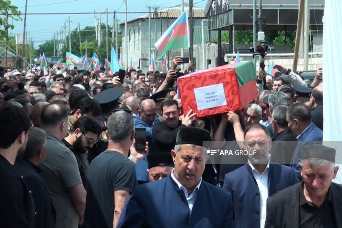 Rəşadət Piriyevin nəşinin qalıqları Bərdədə dəfn olunub