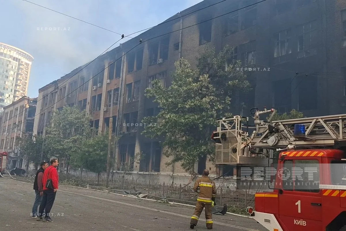 Kiyevə raket hücumu zamanı Azərbaycanın Ukraynadakı səfirliyinə ziyan dəyib&nbsp;