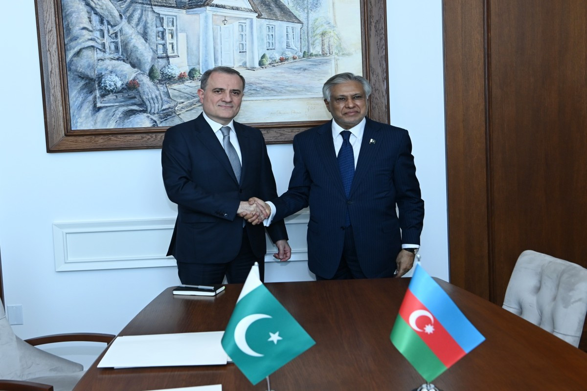 Ceyhun Bayramov Pakistan XİN başçısı ilə görüşüb - FOTO