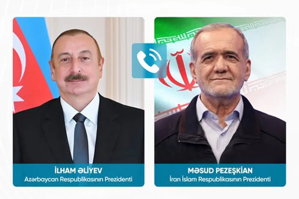 Prezident İlham Əliyevlə Məsud Pezeşkian arasında telefon danışığı olub 