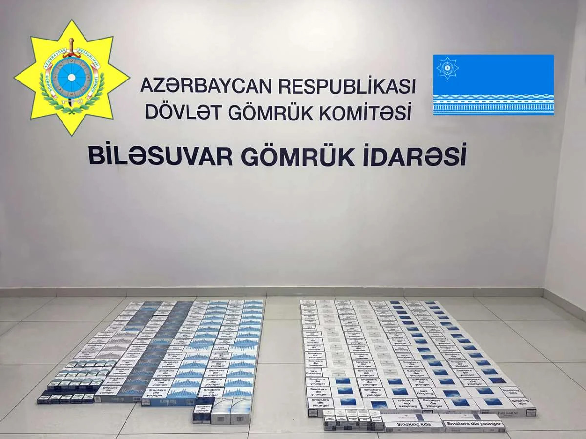 Gömrükdən gizlədilən minlərlə siqaret ƏLƏ keçirildi