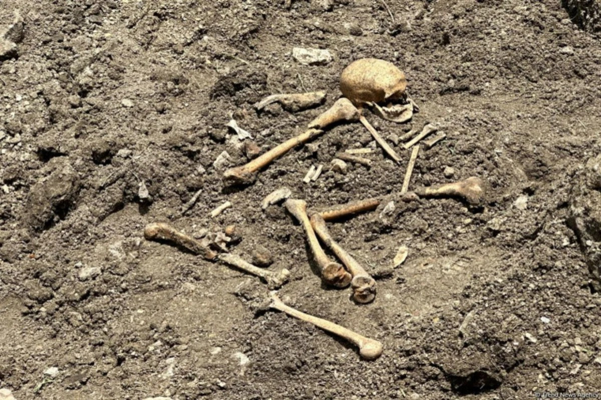 Ağdamda insan skeletinə bənzər qalıqlar aşkarlanıb&nbsp;