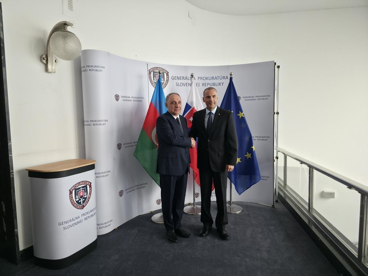 Kamran Əliyev Slovakiyada rəsmi səfərdə olub