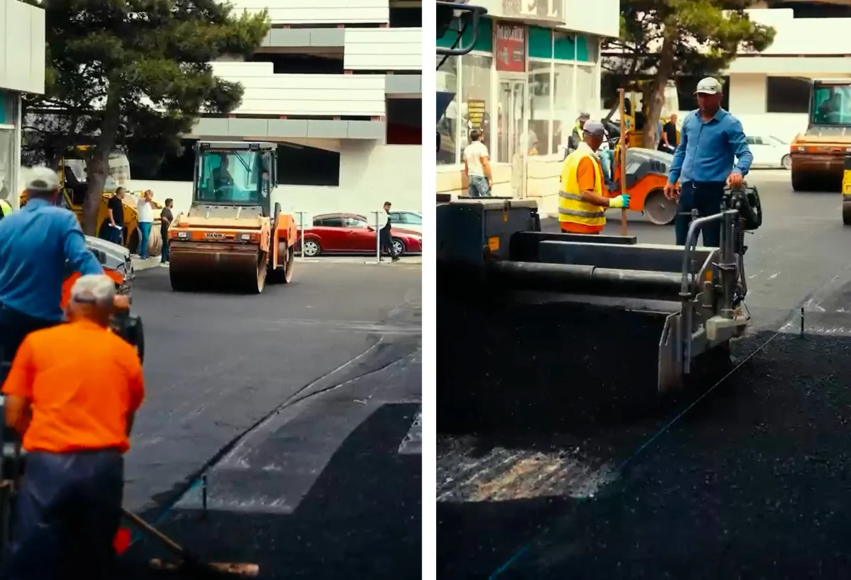 Bakıda daha bir yol sahəsi təmir olunub&nbsp;