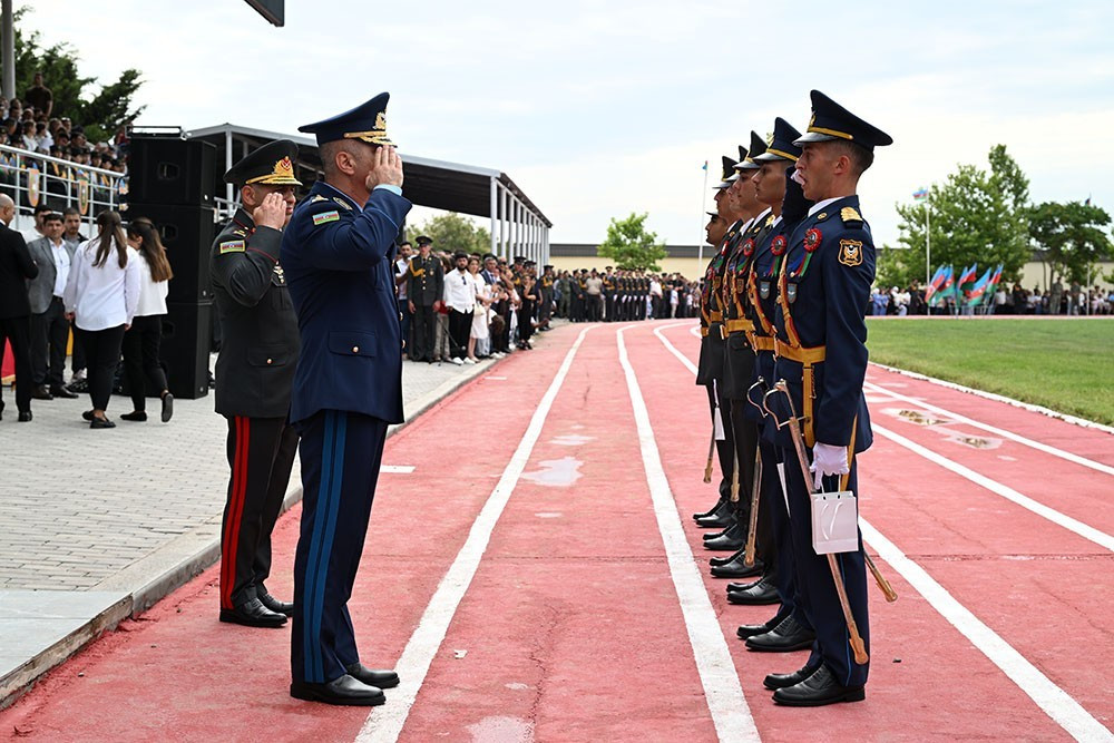 Heydər Əliyev adına Hərbi İnstitutda buraxılış mərasimi keçirilib