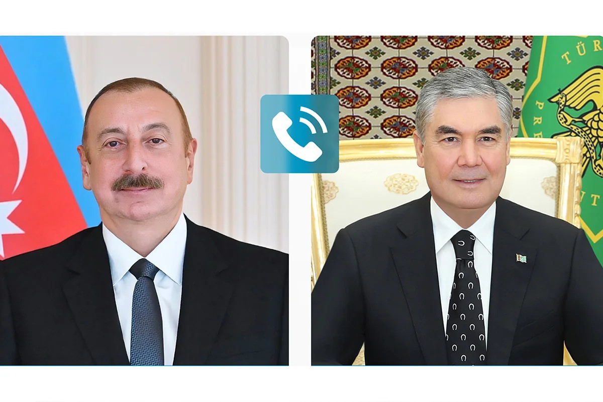 İlham Əliyevlə Qurbanqulu Berdiməhəmmədov arasında telefon danışığı olub