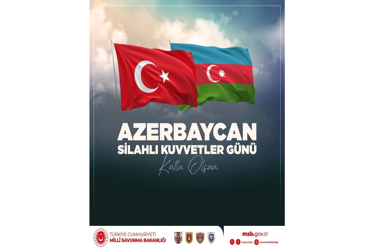 Türkiyə MN Azərbaycanı Silahlı Qüvvələr Günü münasibətilə təbrik edib&nbsp;