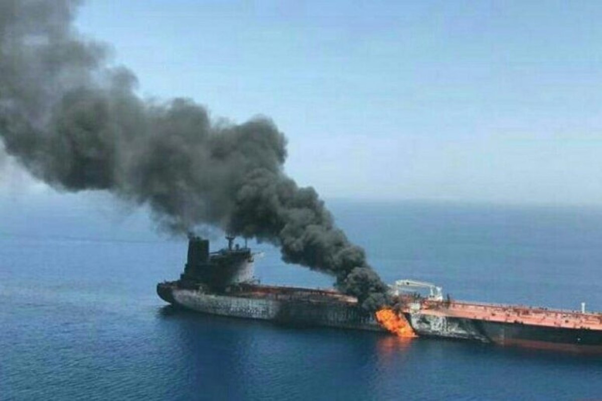 Hörmüz boğazında tanker vurulub&nbsp;