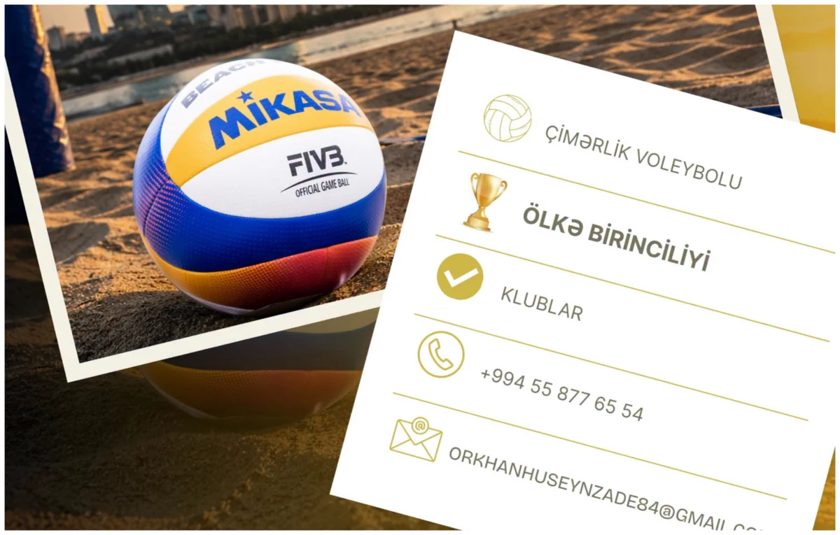 Çimərlik voleybolu üzrə klublararası Azərbaycan birinciliyi keçiriləcək