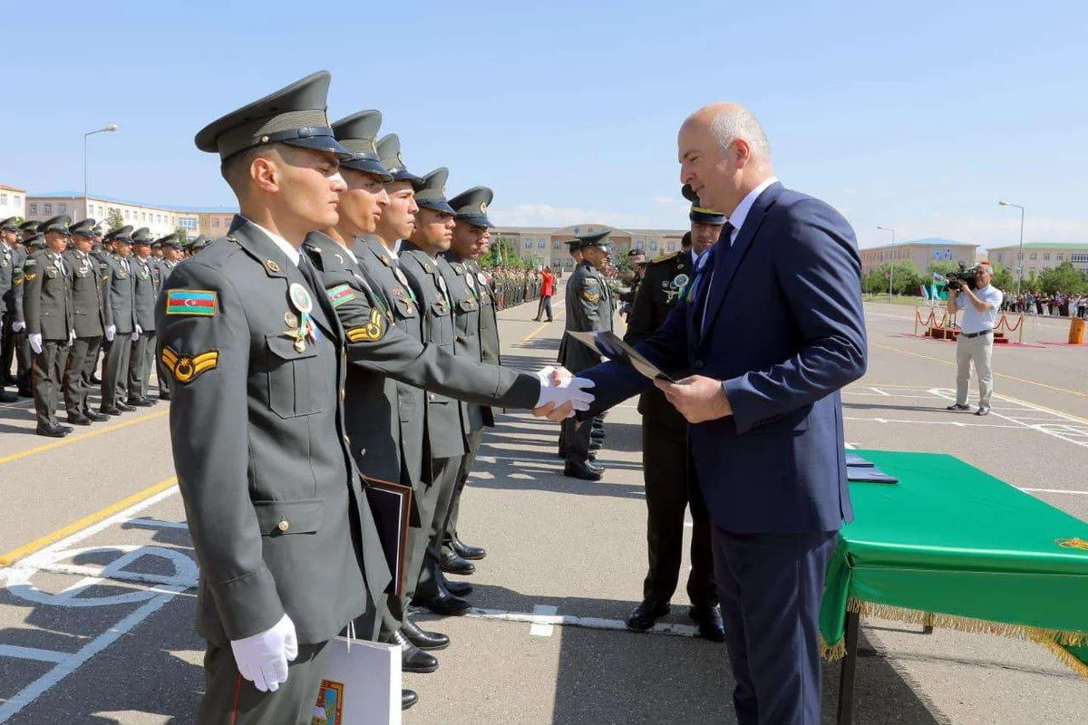 Naxçıvan Hərbi Kollecinin ilk məzun buraxılış mərasimi keçirilib&nbsp;