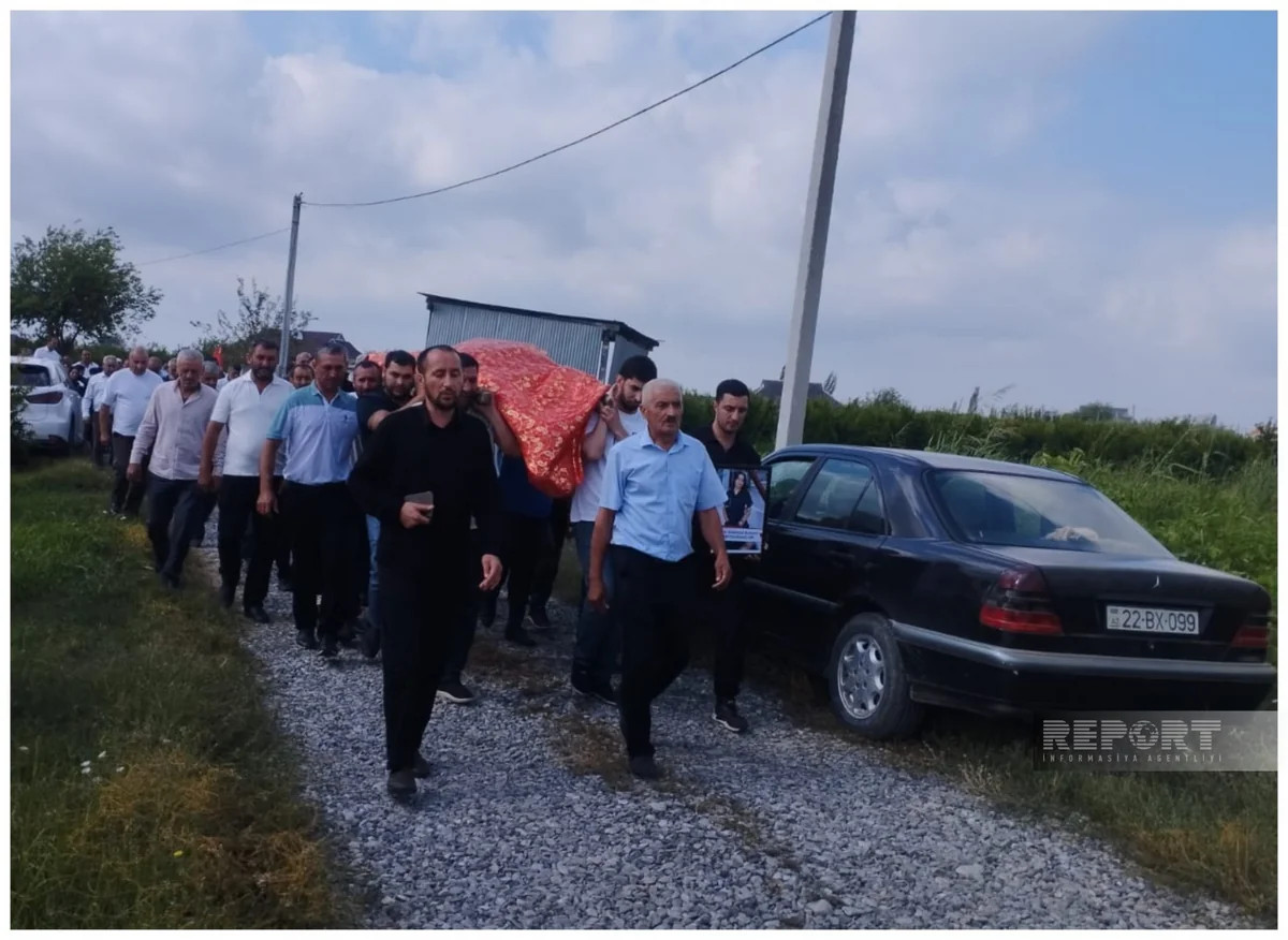 Xarkovda ölən tələbənin nəşi Kürdəmirə gətirildi