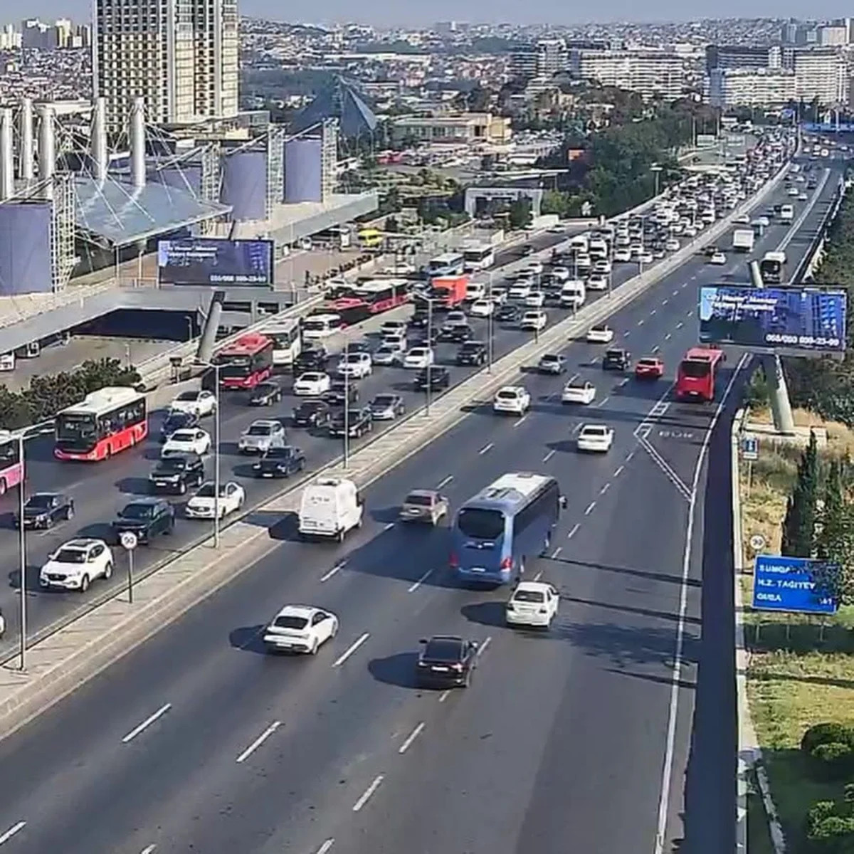 Bu ərazilərdə tıxac var -DİQQƏT