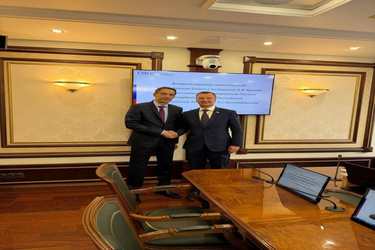 Azərbaycan səfiri Federasiya Şurası rəhbərliyi ilə görüşdü
