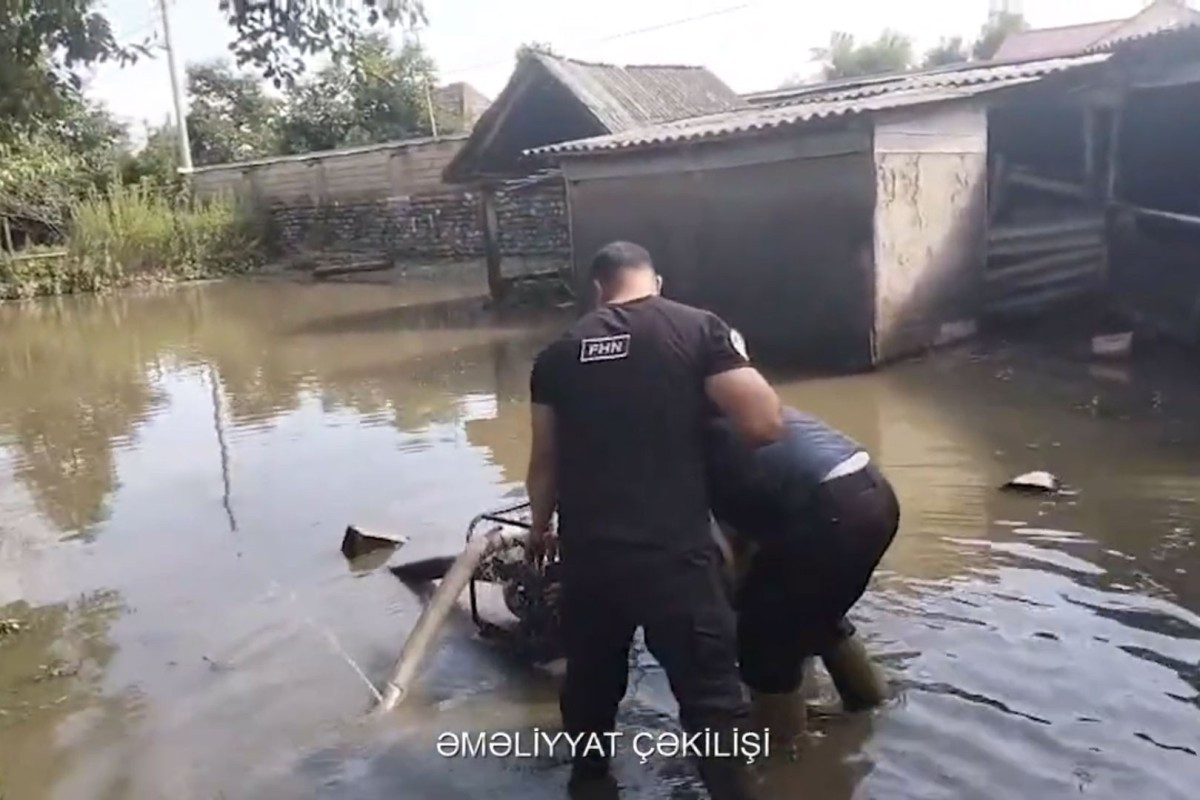 Güclü yağış Zaqatala, Balakən və Ağstafada fəsadlar yaratdı