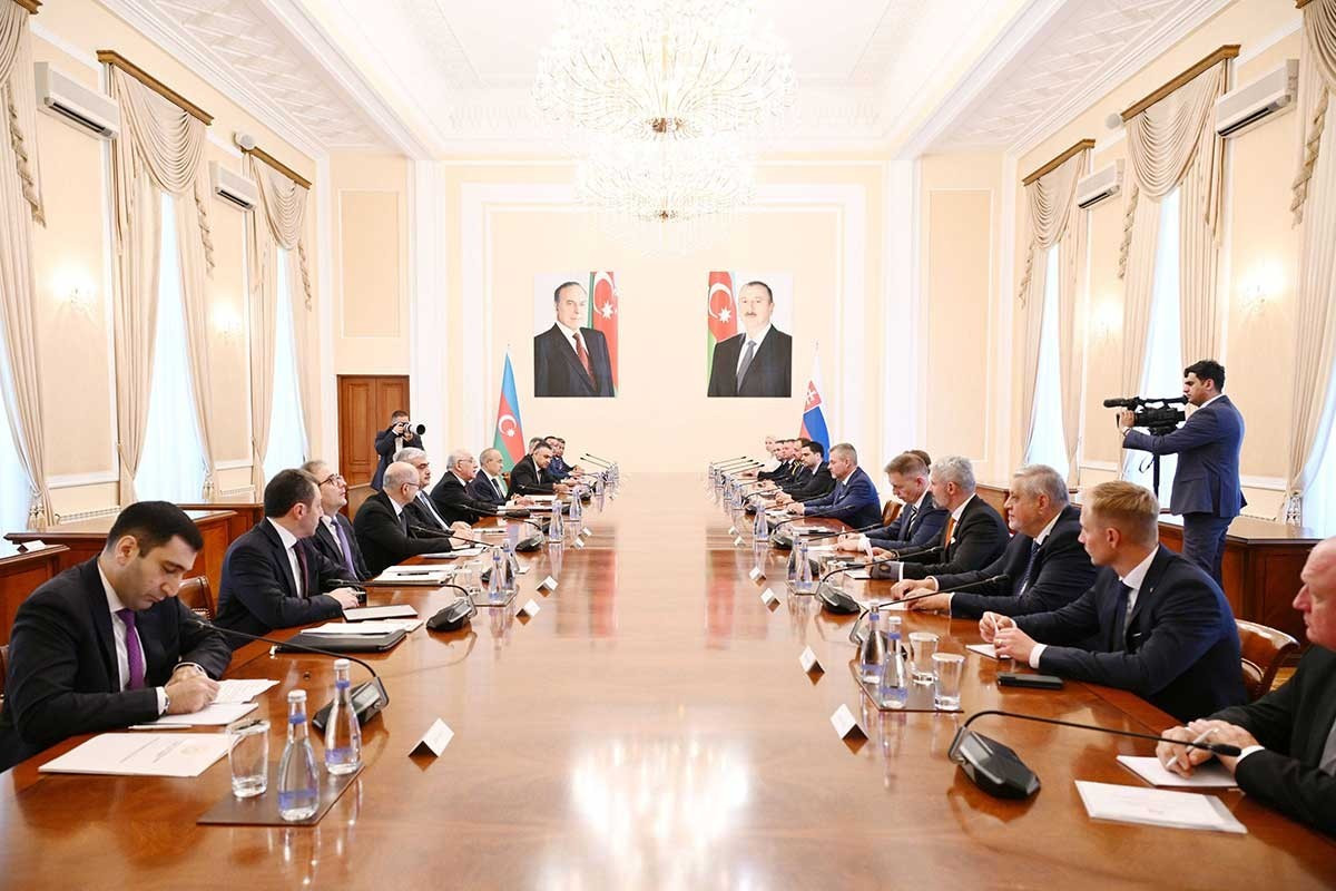 Əli Əsədov Peter Pelleqrini ilə əməkdaşlığı müzakirə etdi