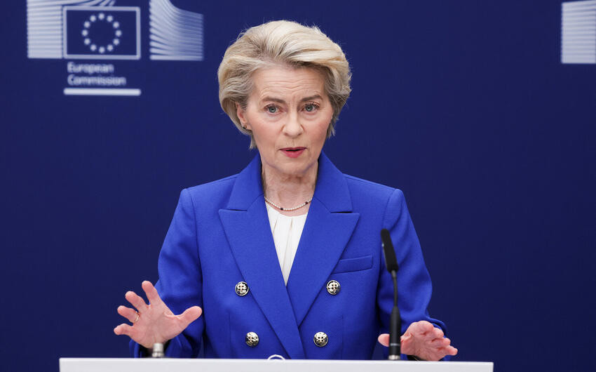 Fon der Leyen Kiyevə Aİ-də \"təhlükəsiz dron zavodları\" vəd edib&nbsp;