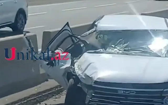 BYD \"Kamaz\"la toqquşdu - Ölən var (VİDEO) 