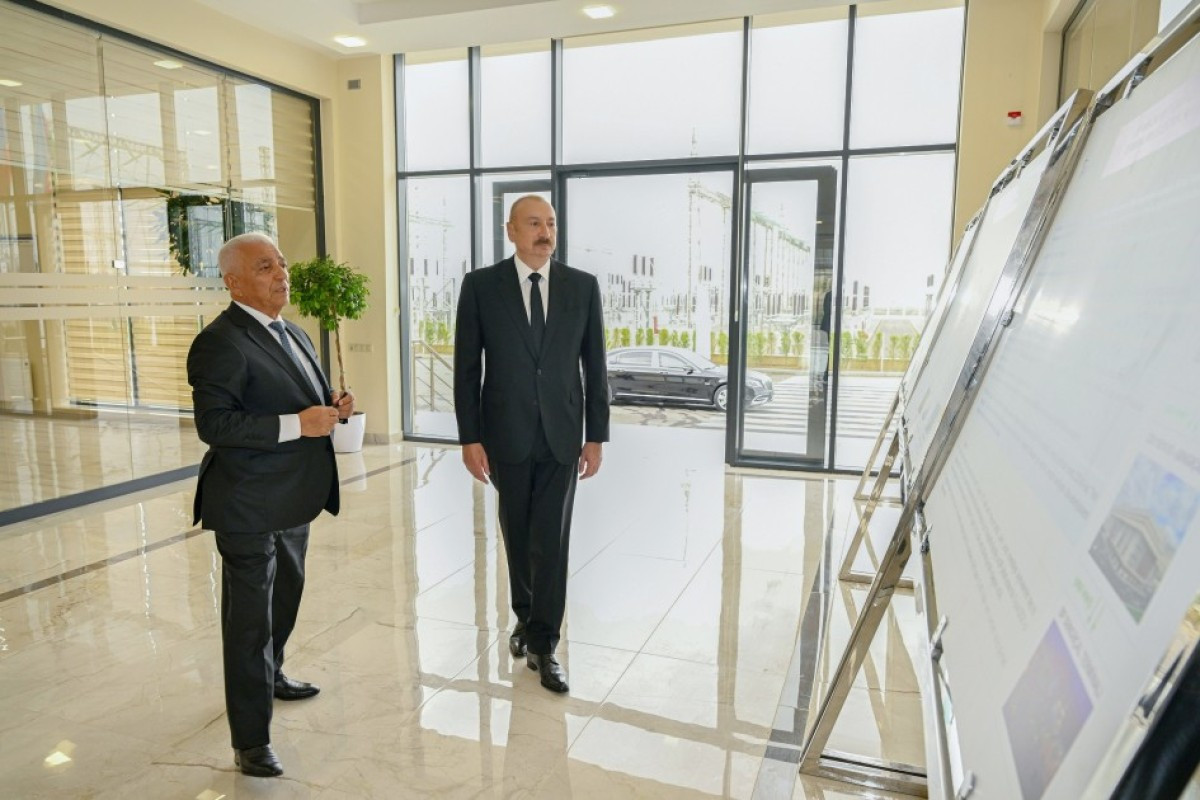 Prezident açılışda iştirak edib