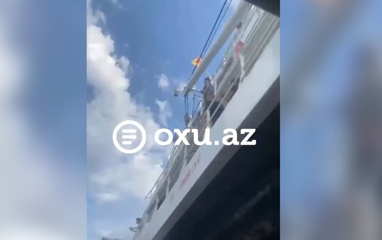 Qara dənizdə azərbaycanlıların olduğu gəmiyə PUA hücumu - Anbaan- Video 