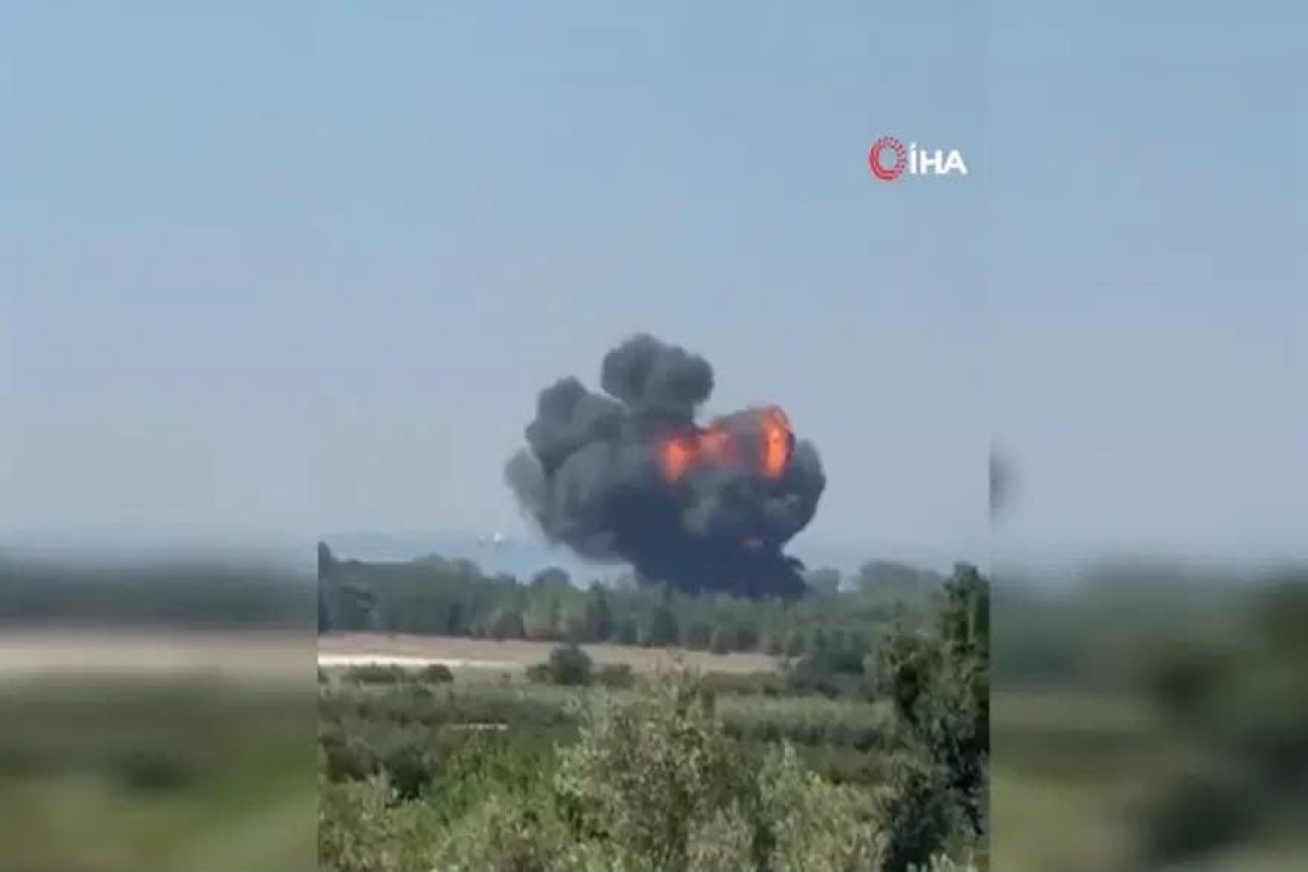 Türkiyədə F-16 qəzaya uğrayıb, pilot sağ qalıb 