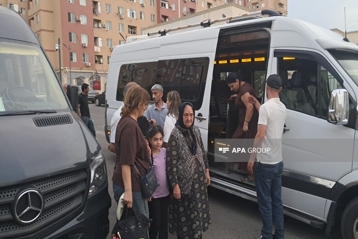 Xankəndiyə növbəti köç karvanı yola salınıb - FOTO&nbsp;
