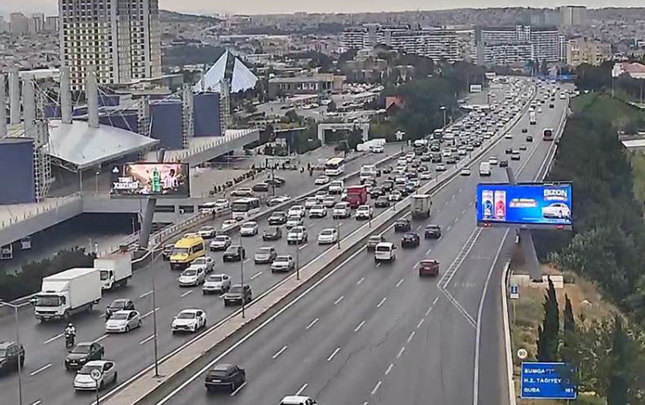 Bakıda 5 istiqamətdə tıxac var - SİYAHI&nbsp;